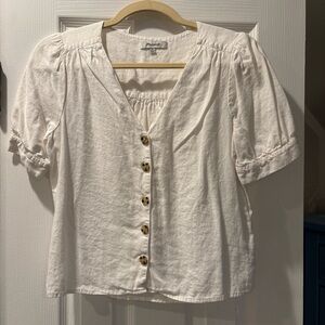 Madewell Cream Blouse